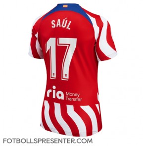Atletico Madrid Saul Niguez #17 Hemma Matchtröja Dam 2022-23 Kortärmad